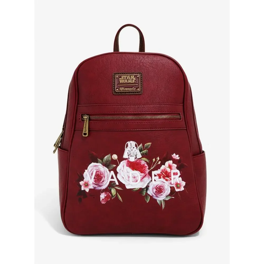 RARE Loungefly Star Wars Darth Vader Floral Mini Backpack - BoxLunch Exclusive